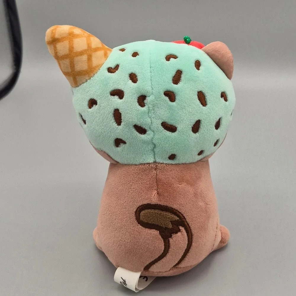 Moriah Elizabeth Cathy the Cat Ice Cream Plush Pink Mint Green 6 Inch 2024